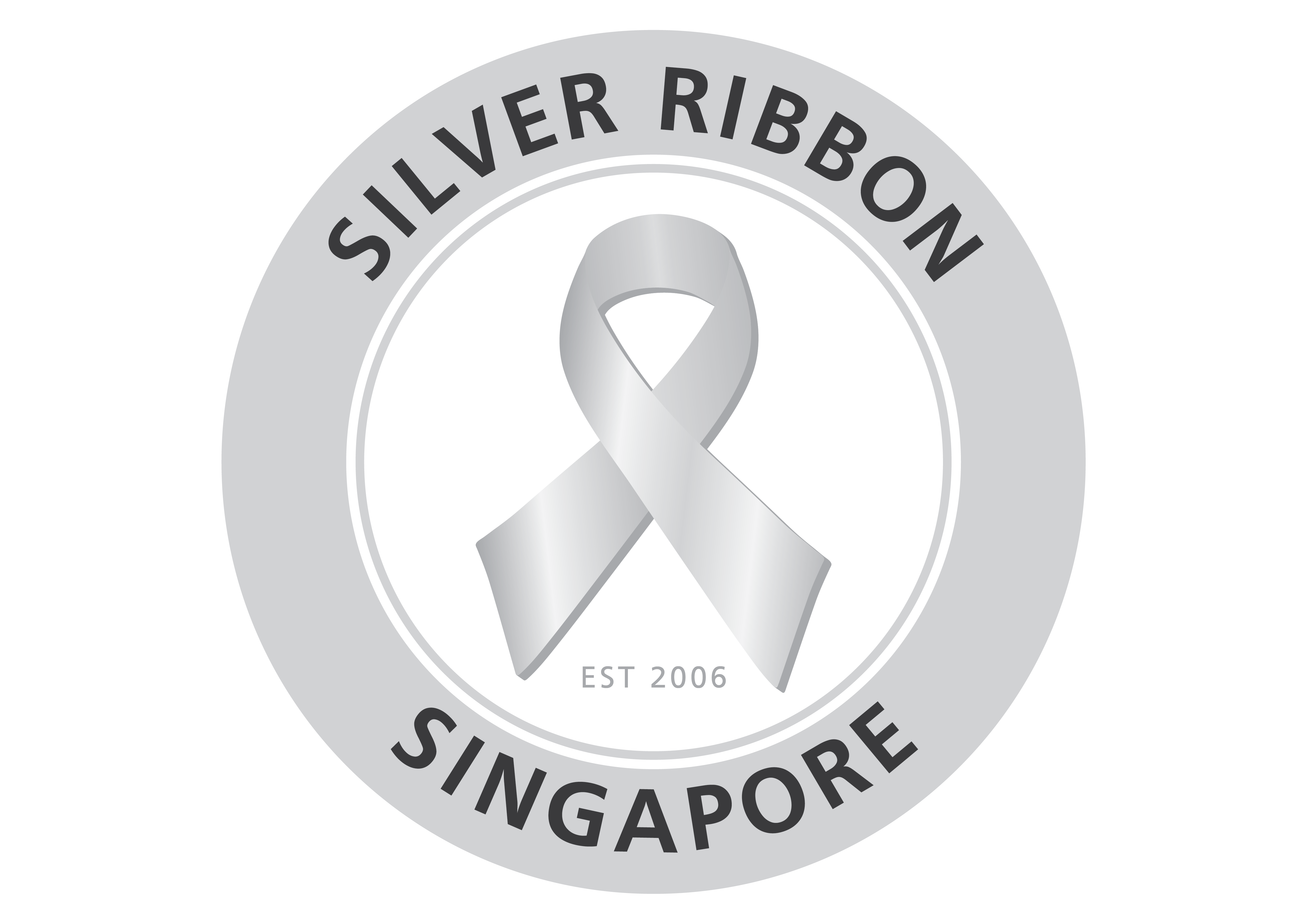 Silver ribbon sale